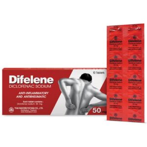 Difelene Tablets 50mg 10's Thai Nakorn Pattana